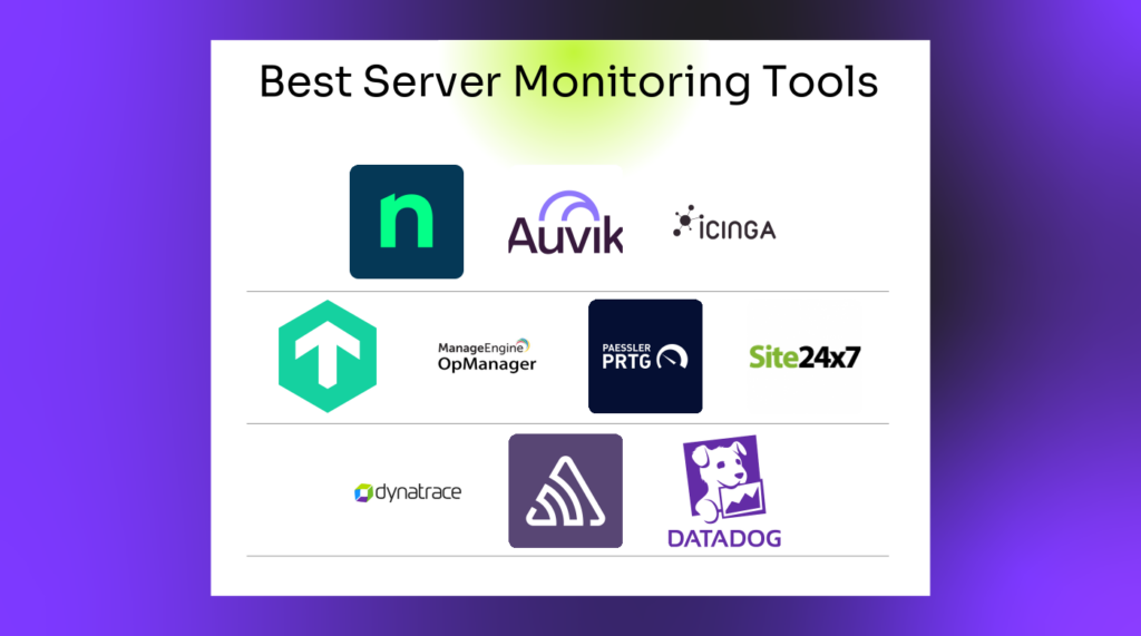 Best Best Server Monitoring Tools logos 49630